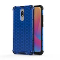 Voor Xiaomi Redmi 8A schokbestendig honingraat PC + TPU case (blauw)