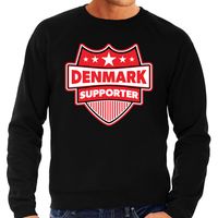 Denemarken  / Denmark supporter sweater zwart voor heren 2XL  -
