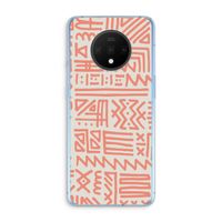 Marrakech Pink: OnePlus 7T Transparant Hoesje