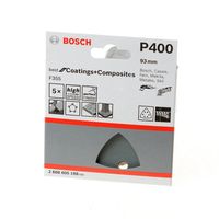 Bosch 2 608 605 198 benodigdheid voor handmatig schuren Schuurpapier P400 5 stuk(s) - thumbnail