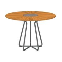 Houe Circle tuintafel Ø110 cm Bamboo Houe Circle tuintafel Ø110 cm Bamboo