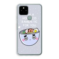 I'm A Hopeless Ramen-Tic For You: Google Pixel 5 Transparant Hoesje