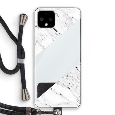 Biggest stripe: Pixel 4 Transparant Hoesje met koord