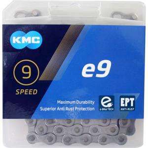 KMC E9 EPT Fietsketting 136 schakels Zilver