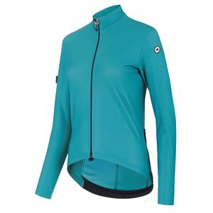 Assos Mille GT spring/fall fietsshirt C2 lange mouw turqoise green dames M