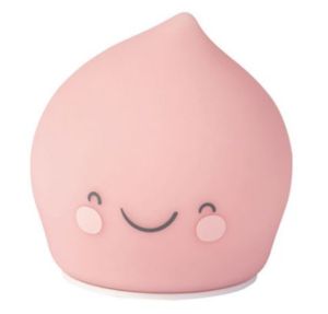 Saro nachtlampje druppel junior 11 x 9 cm siliconen zalmroze Saro nachtlampje druppel junior 11 x 9 cm siliconen zalmroze