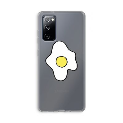 Spiegelei: Samsung Galaxy S20 FE / S20 FE 5G Transparant Hoesje