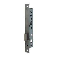 Nemef 9650 Kastslot | DM35mm | voorplaat RVS 24x245mm rechthoekig | zamac vernikkelde nachtschoot | DR 1+2+3+4 - 9965307000