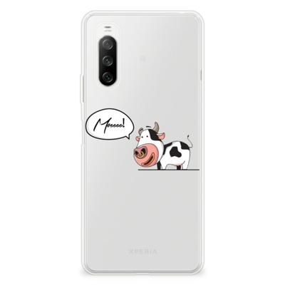 Sony Xperia 10 III Telefoonhoesje met Naam Cow Sony Xperia 10 III Telefoonhoesje met Naam Cow