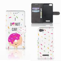 Wiko Lenny 2 Book Cover Donut Roze - thumbnail