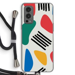 Illustratieve pop 1: OnePlus Nord 2 5G Transparant Hoesje met koord