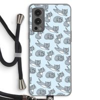 Poezen: OnePlus Nord 2 5G Transparant Hoesje met koord