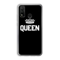 Queen zwart: Huawei P Smart (2020) Transparant Hoesje
