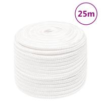 VidaXL Boottouw 12 mm 25 m polypropyleen volwit