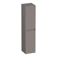 Brauer Adore - Wavy - Hoge Kast - 160 cm - 2 Deuren - Greeploos - Links of Rechtsdraaiend - Mat Taupe