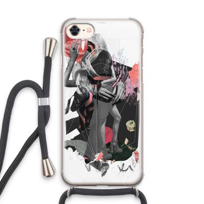 Dissimulation du réel: iPhone 8 Transparant Hoesje met koord