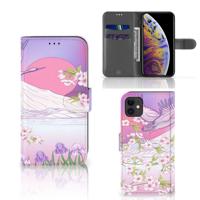 Apple iPhone 11 | Telefoonhoesje | Met pasjeshouder | Bird Flying