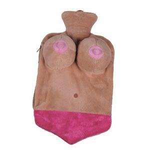 Kruik met borsten en roze slip