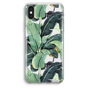 Bananenbladeren: iPhone XS Max Transparant Hoesje
