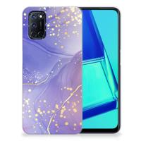 Hoesje maken voor OPPO A52 | A72 Watercolor Paars