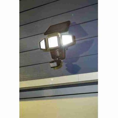 GALIX G4442 3-kops Solar Floodlight - 1500 Lumen - 182 SMD LED's - AUTO of Geforceerde Bedrijfsmodus