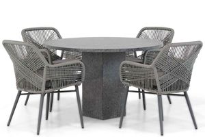 Lifestyle Advance/Graniet 120 cm dining tuinset 5-delig