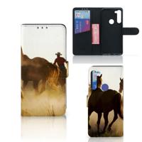 Motorola G8 Power | Telefoonhoesje | Met pasjeshouder | Design Cowboy