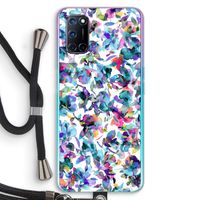Hibiscus Flowers: Oppo A92 Transparant Hoesje met koord