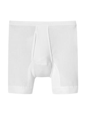 Schiesser - Original Doppelripp Short - wit, Maat:2XL