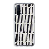 Moroccan stripes: OnePlus Nord CE 5G Transparant Hoesje - thumbnail