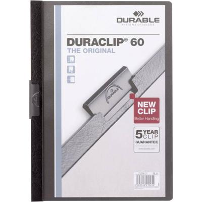 Durable Klemmap DURACLIP 60 - 2209 220901 DIN A4 Zwart