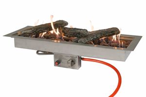 Easy Fires inbouwbrander rechthoek 76x26x16,5cm.