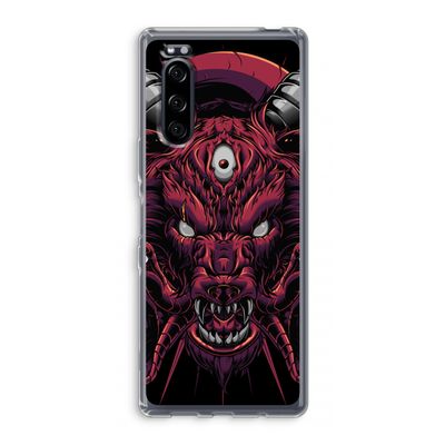 Hell Hound and Serpents: Sony Xperia 5 Transparant Hoesje
