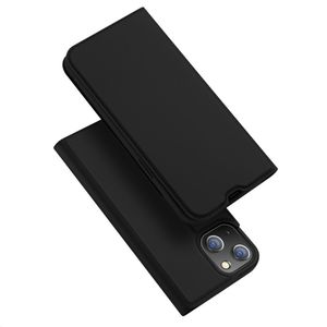 Dux Ducis - Slim bookcase hoes - iPhone 13 Mini - Zwart