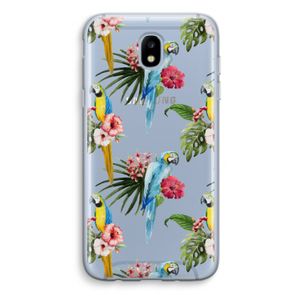 Kleurrijke papegaaien: Samsung Galaxy J5 (2017) Transparant Hoesje