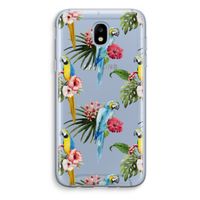 Kleurrijke papegaaien: Samsung Galaxy J5 (2017) Transparant Hoesje