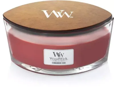 WoodWick ellipse candle cinnamon chai
