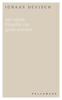 Een kleine filosofie van grote emoties - Ignaas Devisch - ebook