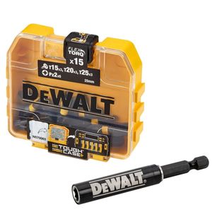 DeWalt Accessoires IMPACT Torsion 15-delige IMPACT mixed tic tac + schroefgeleider - DT70522T-QZ - DT70522T-QZ