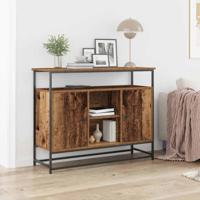 Dressoir Oud hout 100 x 35 x 80 cm Bewerkt hout