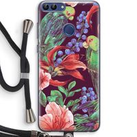 Papegaaien: Huawei P Smart (2018) Transparant Hoesje met koord
