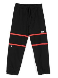 Gcds Kids pantalon de jogging à logo imprimé - Noir