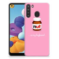 Samsung Galaxy A21 Siliconen Case Nut Boyfriend - thumbnail