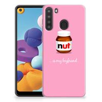 Samsung Galaxy A21 Siliconen Case Nut Boyfriend