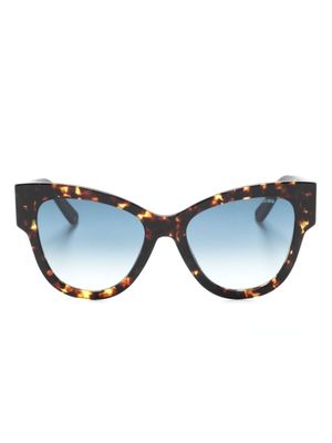 Marc Jacobs Eyewear lunette de soleil à monture papillon - Marron