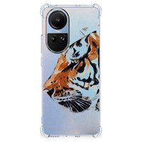 Back Cover OPPO Reno10 | 10 Pro Watercolor Tiger - thumbnail