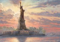 Schmidt Spiele Statue of Liberty in the twilight Blokpuzzel 1000 stuk(s) Stad - thumbnail