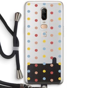 Bollen: OnePlus 6 Transparant Hoesje met koord