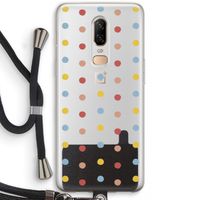 Bollen: OnePlus 6 Transparant Hoesje met koord
