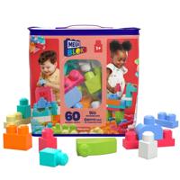 MEGA Bloks First Builders blokkenzak - 60 stuks - roze